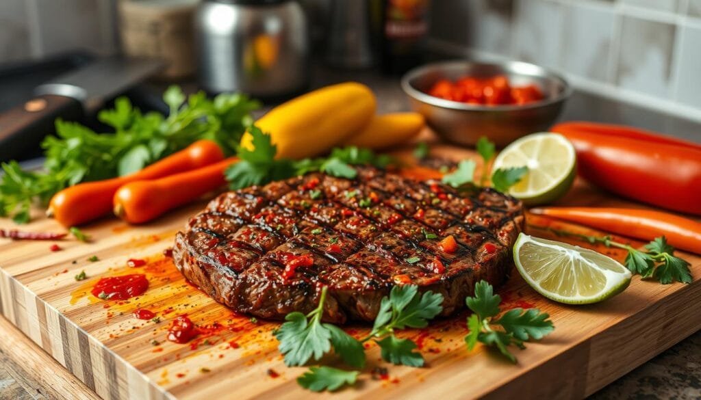 Preparing Chipotle Marinated Steak